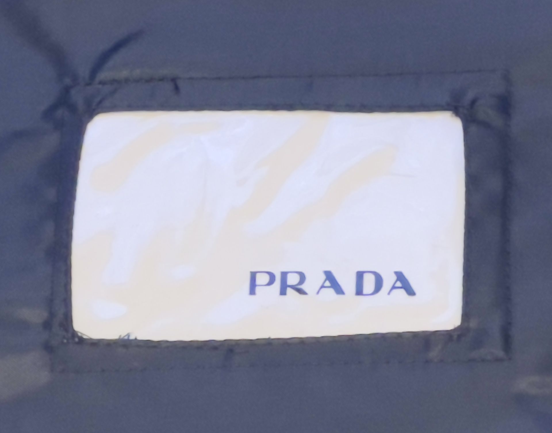 Prada Garment Bag Zipper Closure With Logo Hanger