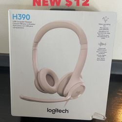 BRAND NEW Logitech H390 Gaming Headphones, Wired Headphones with Mic, USB Headset with Microphone for PC, Noise Cancelling Microphone for Video Meetin