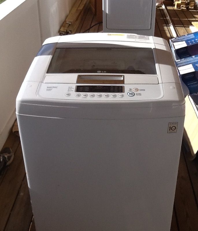 LG sense a load washer and dryer