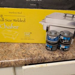 8 Quart Buffet Chaffing Dish Plus 4 Burners 