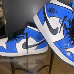 Jordan 1 Signal Blue Size 13 Worn 9/10 $130
