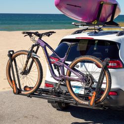 Folding Hitch Bike Rack Platform, 2-Bike Capacity