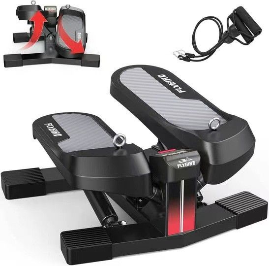 FLYBIRD Stepper with Handlebar, Stair Stepper for Exercises for Leg Workout, 330LB Weight Capacity