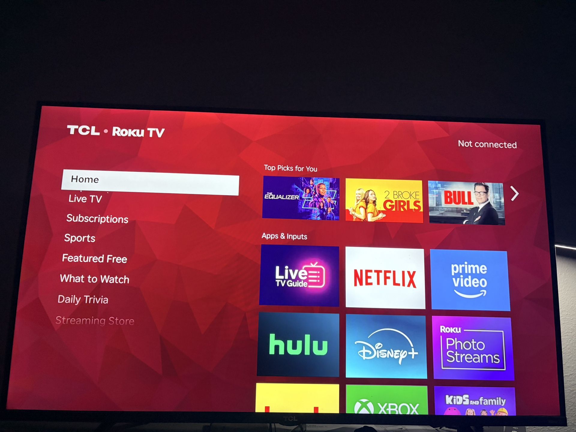 43 Inch TCL Roku TV