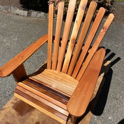 New Outdoor Cedar Adirondack Chair 
