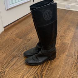 Tory Burch Black Boots 9.5 
