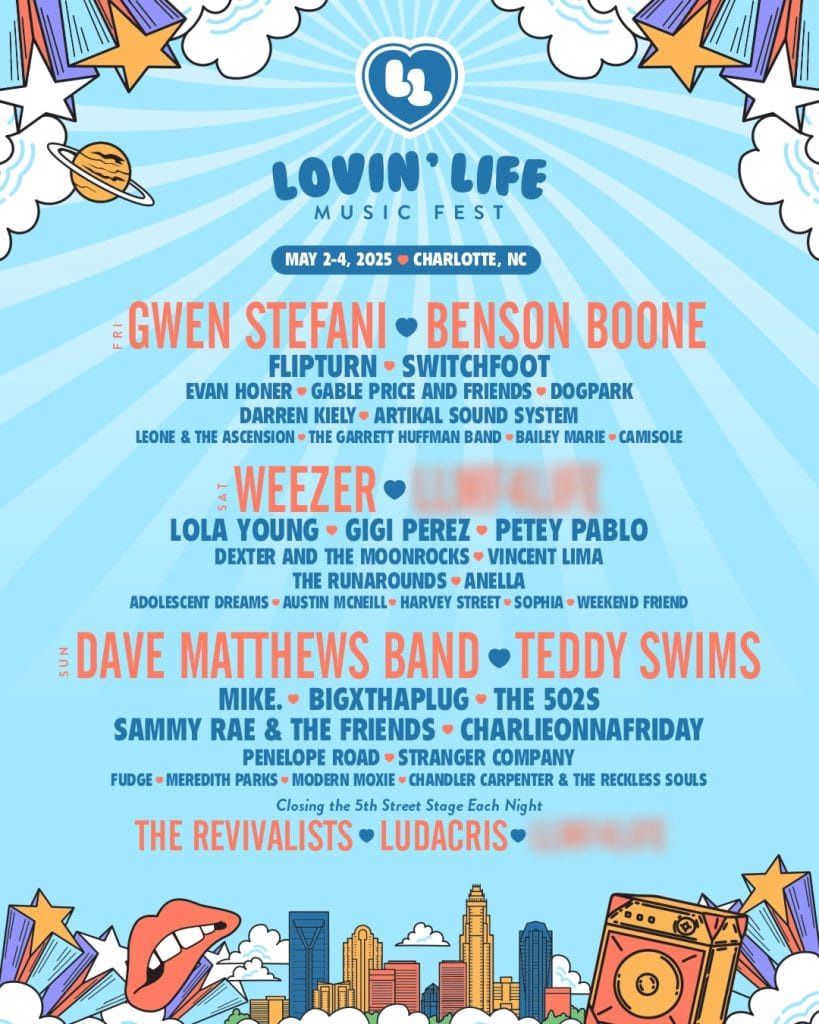 2 Tickets To The Lovin Life Music Fest - Day 3