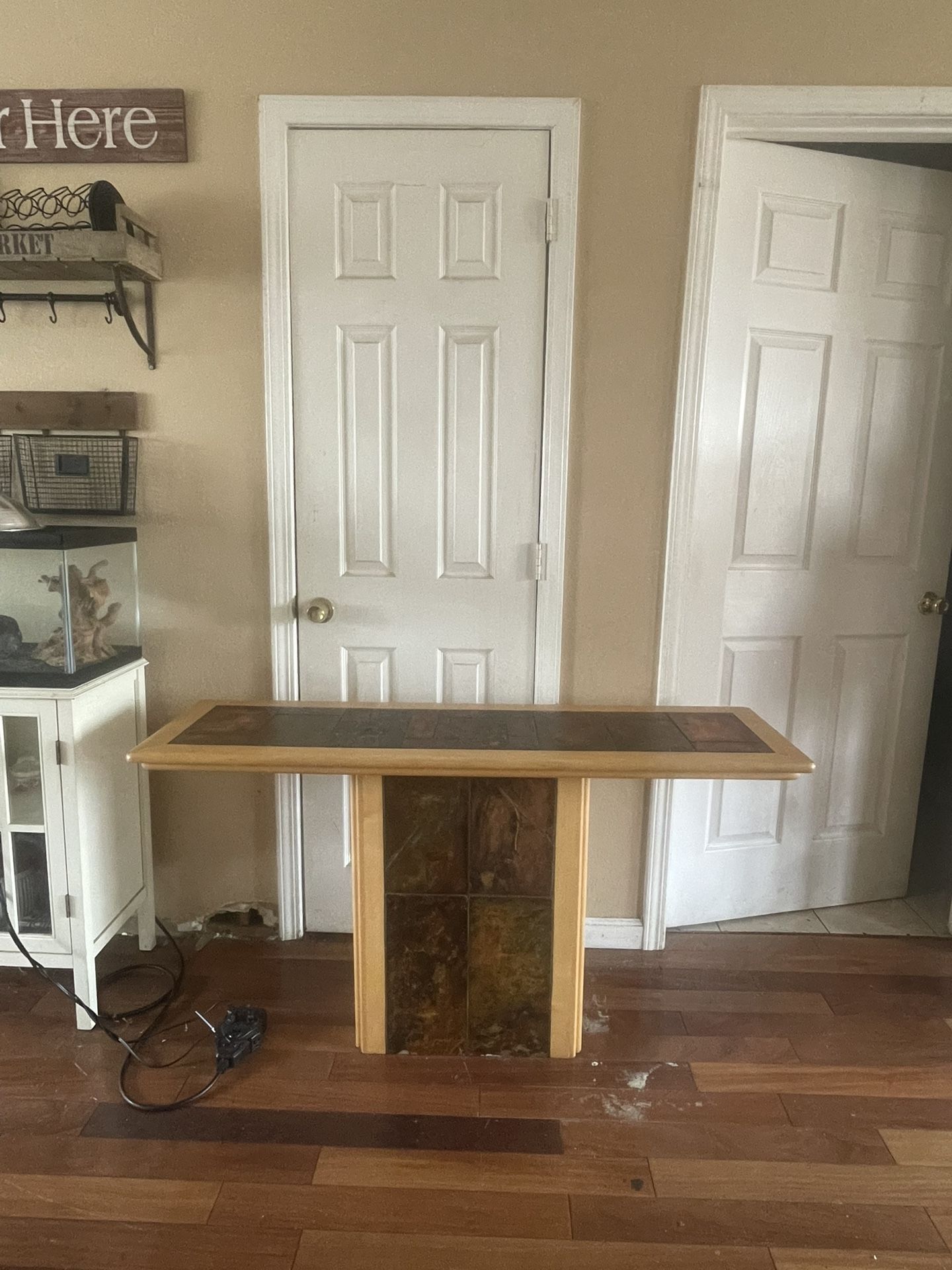 Brown Coffee Table Desk TV STAND