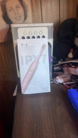 BRAND NEW IN THE BOX X-2 Sonic Electric Toothbrush Pink IPX7