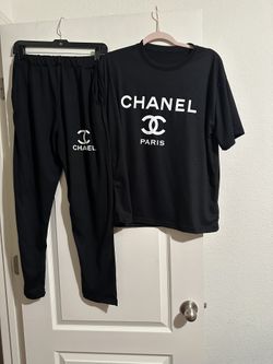 Black And White Pants Set