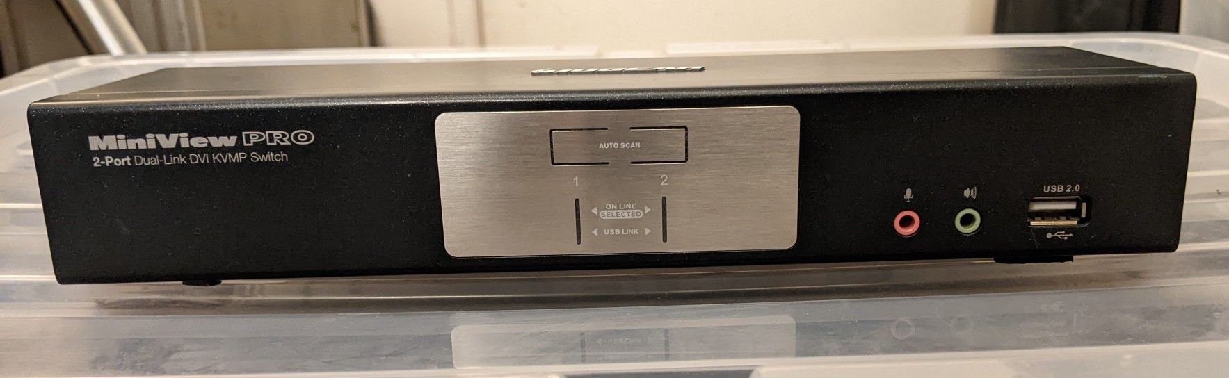2-Port Dual-Link DVI KVMP Pro with 7.1 Audio (TAA Compliant)
