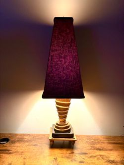 Vintage Patrinated Brass Lamps