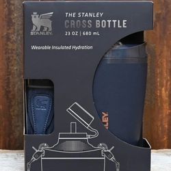 Stanley The Stanley Cross Bottle 23 oz Travel Bottle w/ Strap Blue New Sealed
