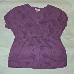 Koi Scrub Top In Purples Size 2Xlarge