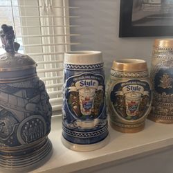 Vintage Beer Mugs