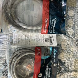 Eastman Dishwasher Installation Kit And Corrugated Drain Hose 