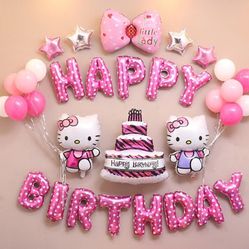 Hello Kitty Birthday Balloon