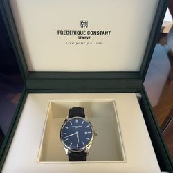 FREDERIQUE CONSTANT  SWISS BLUE CLEAR VISION FC-220/225/252X5B2 RARE WATCH