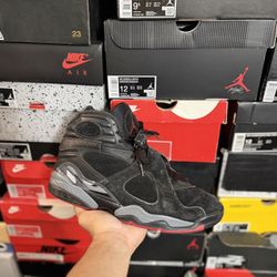 Jordan Black Cement 8s size 11 USED