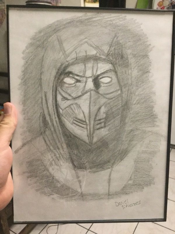 Scorpion mortal kombat drawing