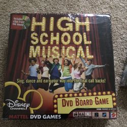 High School Musical DVD Board Game New In Box 