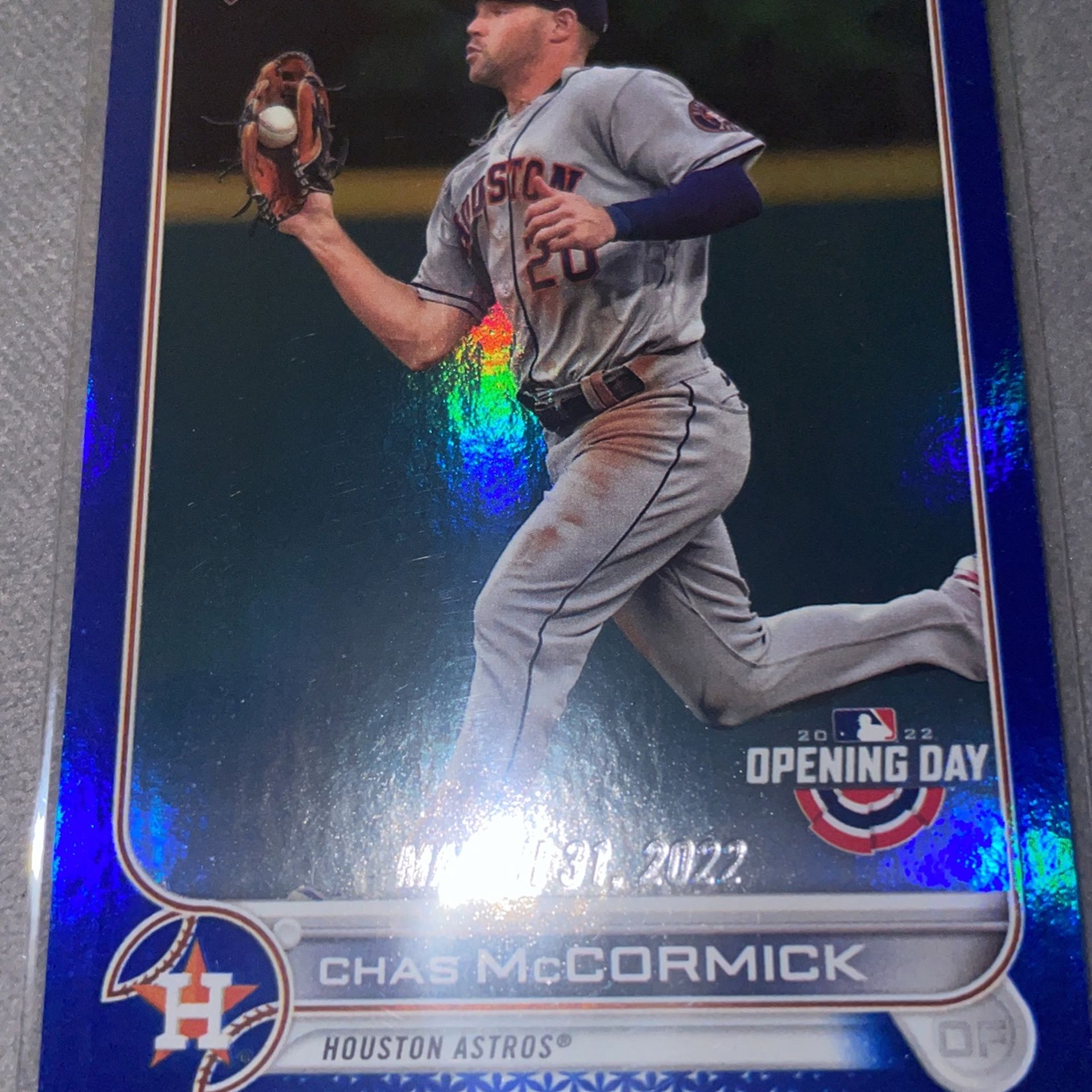 Chas McCormick Baseball Paper Poster Astros