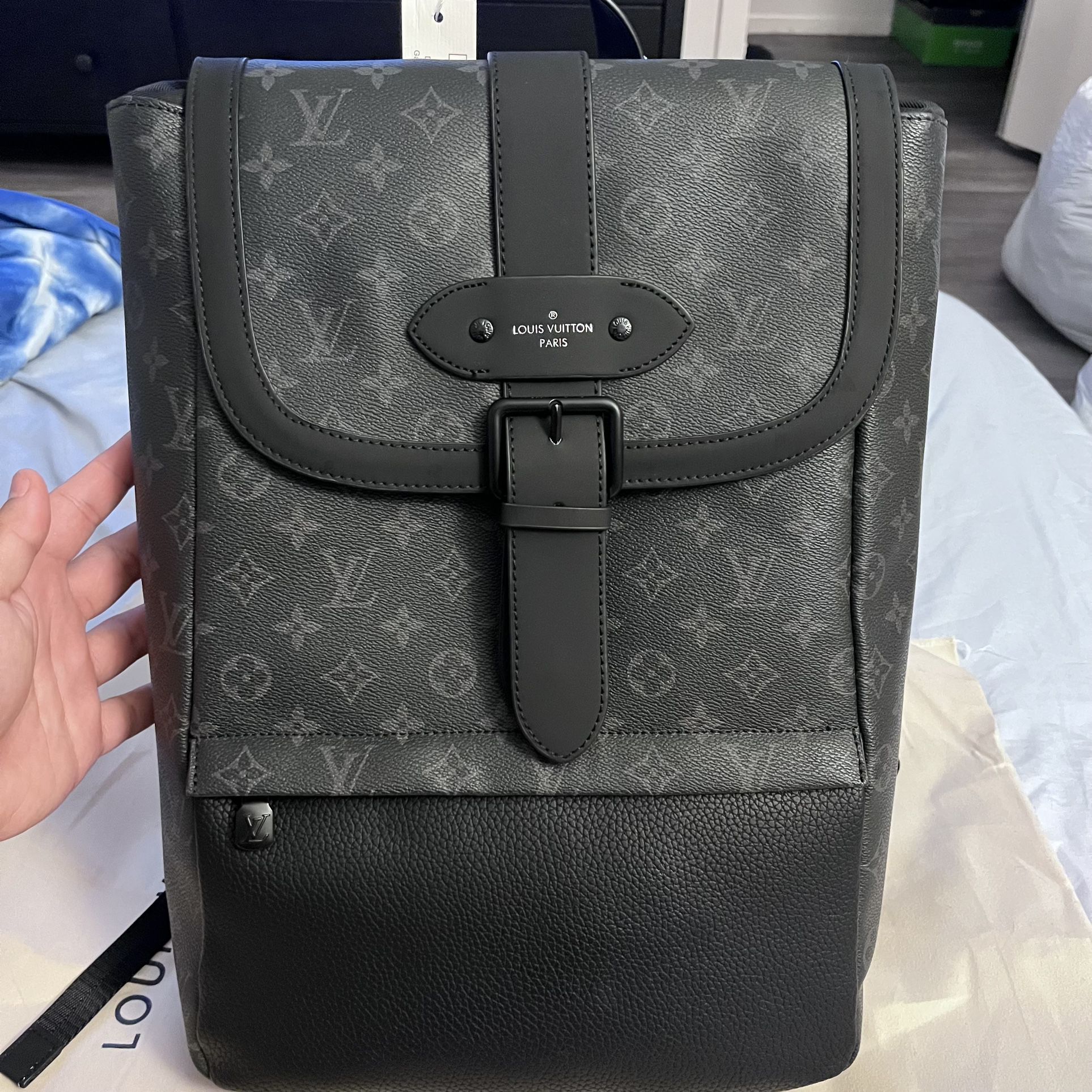 Authentic Louis Vuitton Monogram Montsouris GM Backpack Pochatte Baguette  Shoulder Handbag designer Palm Springs Bag Purse Women for Sale in Kent, WA  - OfferUp