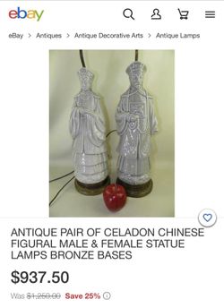 Chinese antique lamp