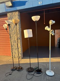 Floor Lamps for Sale – $15 Each or $60 for All 5