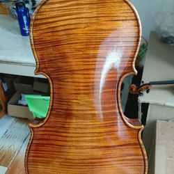 🎻 One Piece Back! Master II Level Stradivarius Violin (4/4 Size) 🎻