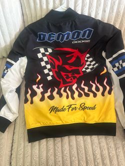 Racing demon Dodge speed jacket for man