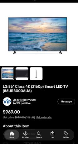 86” lg tv