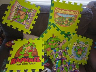 Teenage Mutant Ninja Turtles Foam Floor Mat Tiles