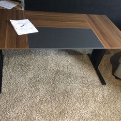 INDUSTRIAL  DESK, 63” EXECUTIVE  DESK….NEVER USED ..ASSEMBLED… 