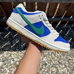 Nike SB Dunk Low Hyper Royal Malachite (Size 9.5)