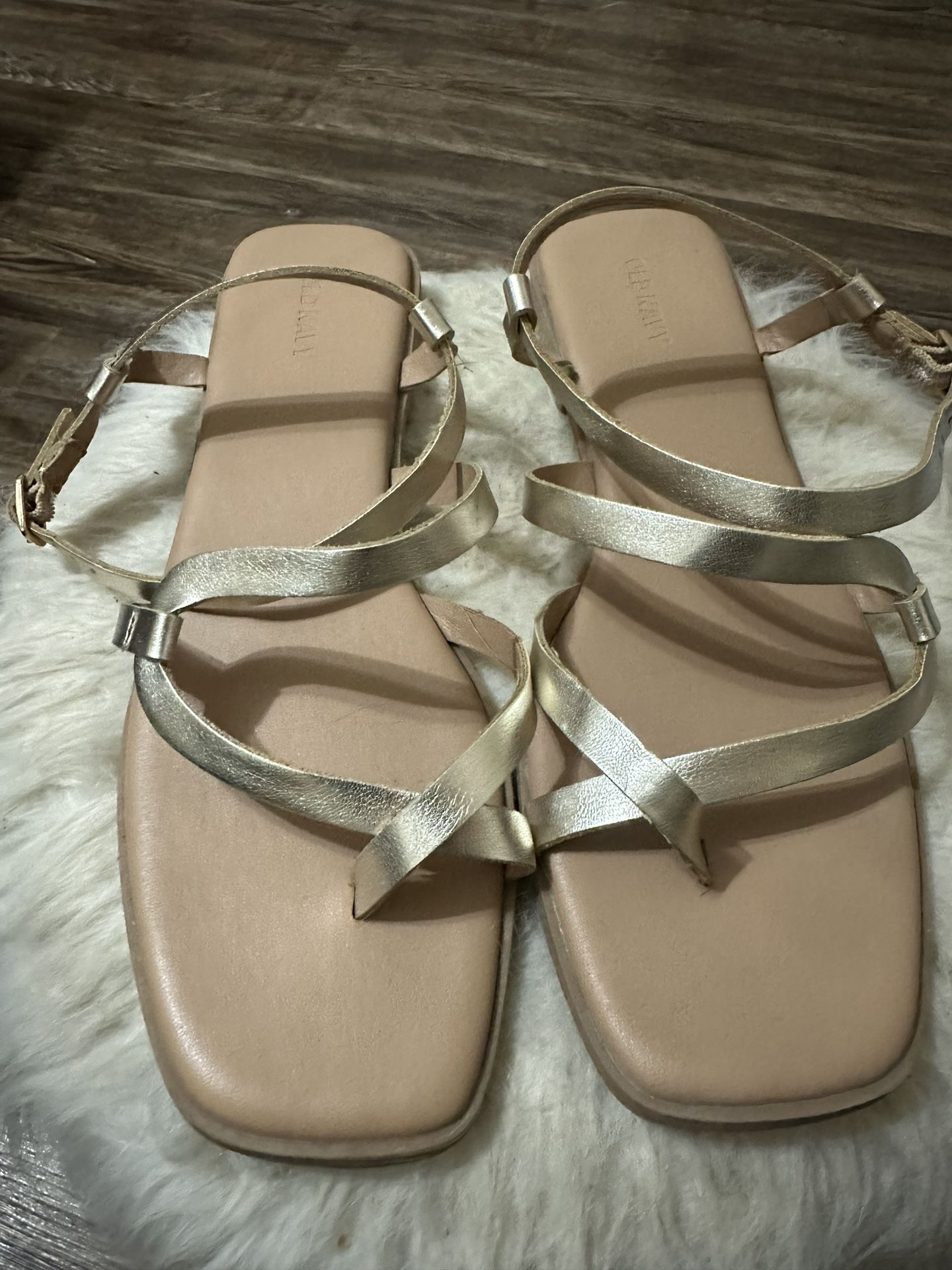 Old Navy Gold Gladiator Sandal