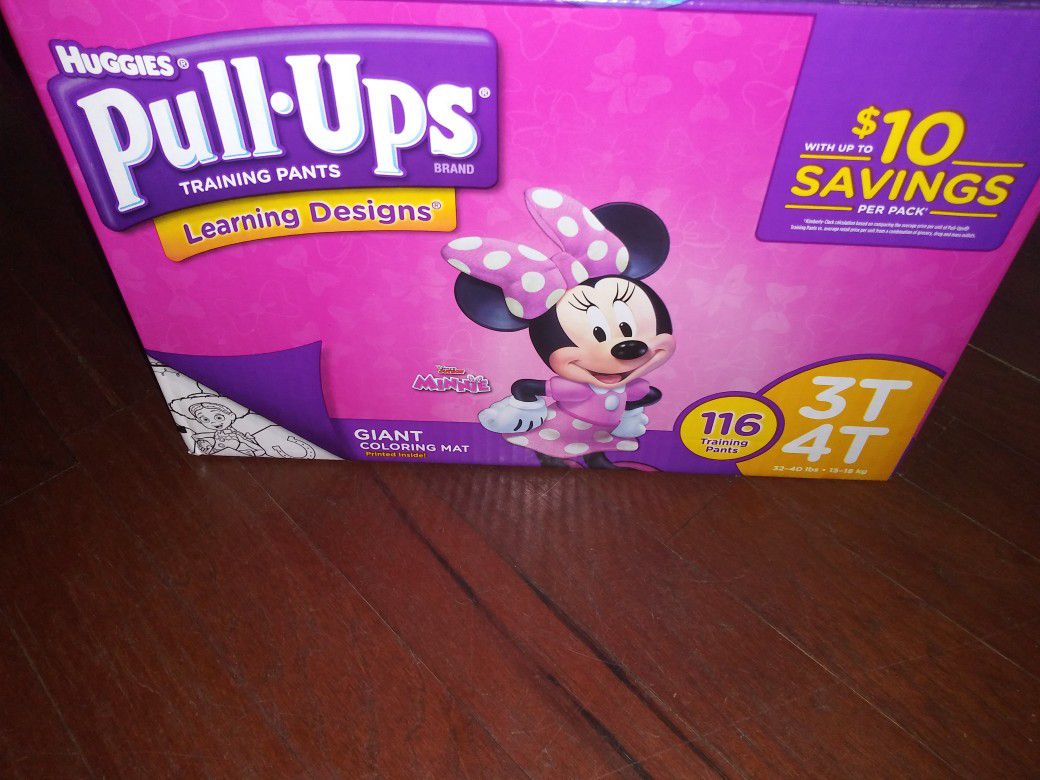 Huggies Pull-Ups 3T 4T 116 count plus one pack $40 for everything