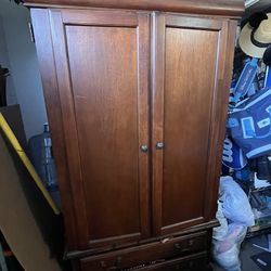Wood Cabinet - $50