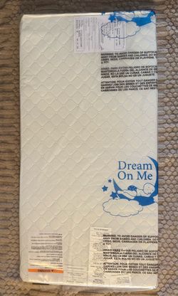 New Dream On Me Luna Haven 2" Cradle Mattress (36" L x 18" W x 2" H)