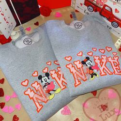 Valentines Sweaters Disney Mickey Minnie Sweethearts Nite 