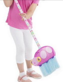 Melissa and Doug kids toy broom "Trixie" for pretend play $5 FIRM
