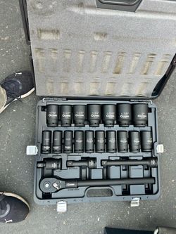 3/4” deep impact socket set  quinn
