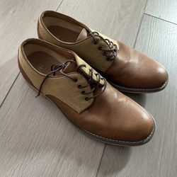 J Ferrar Brown Dress Shoes Size 10.5