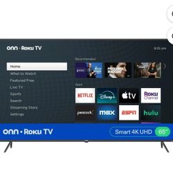 Brand New 65" Elements Smart Tv 