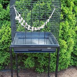 Black Metal/ Resin Birdcage