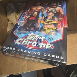 🔥 2026 Topps Chrome WWE Trading Cards Hobby Box – SEALED 🔥