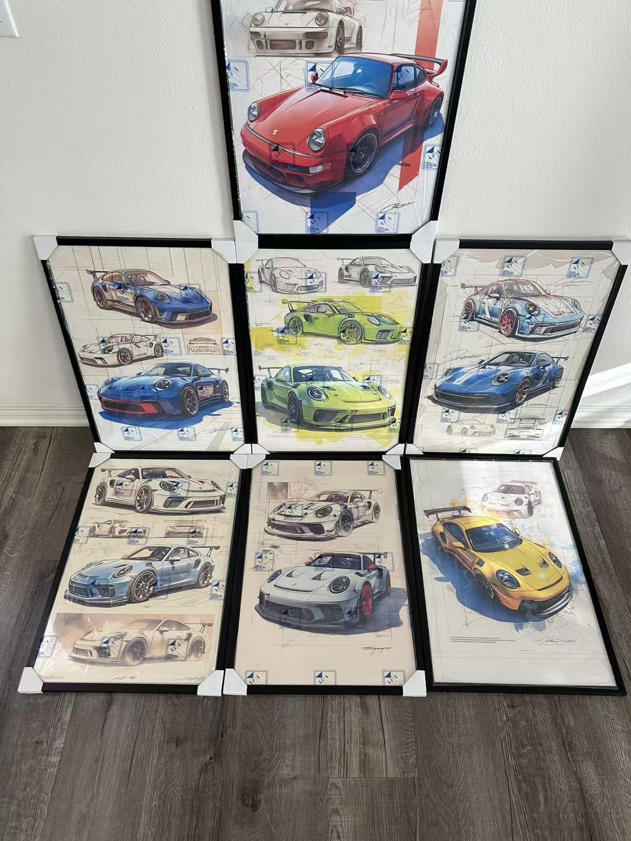 Porsche wall Art $35 each