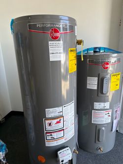Performance plus water heater tank free installation
