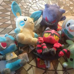 Brand New Pokemon Plushs 15 Each