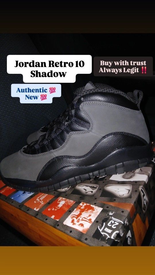 Air Jordan Retro 10 Shadow Size 12 Men